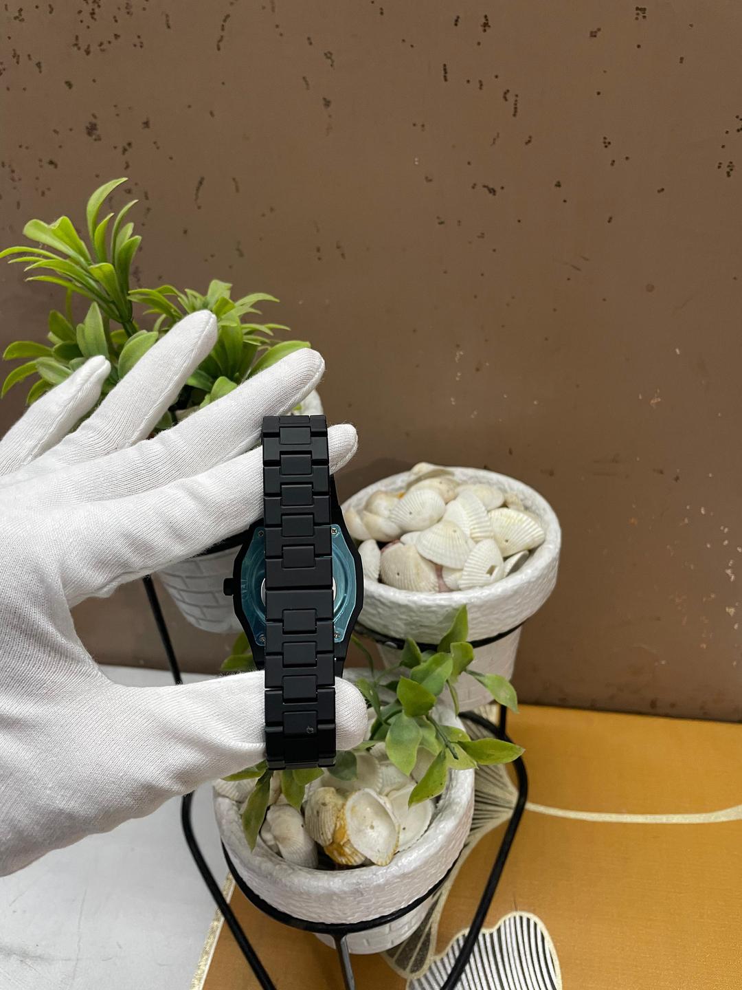 Black And Red Arabic Aura Watch With Box