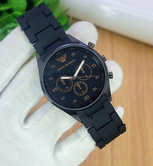 Stylist Emporio Armani Watch for Men Black