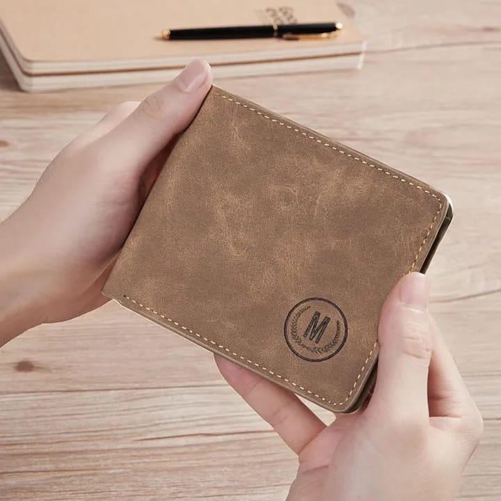 Stylish Men's Leather Wallet Brown