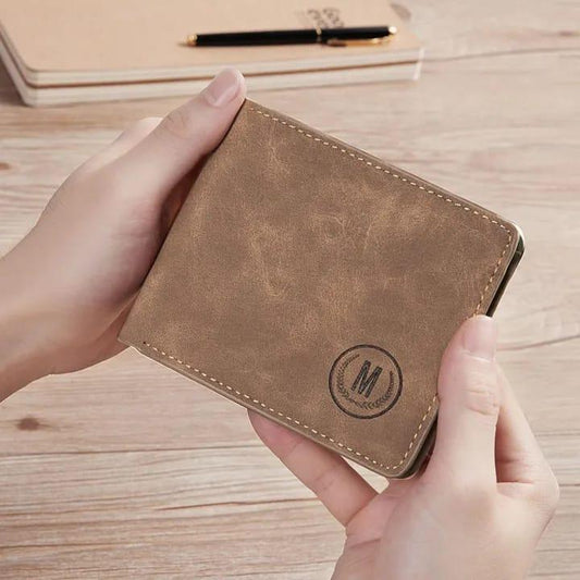 Stylish Men's Leather Wallet Brown