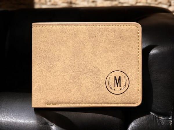 Stylish Men's Leather Wallet Mustard