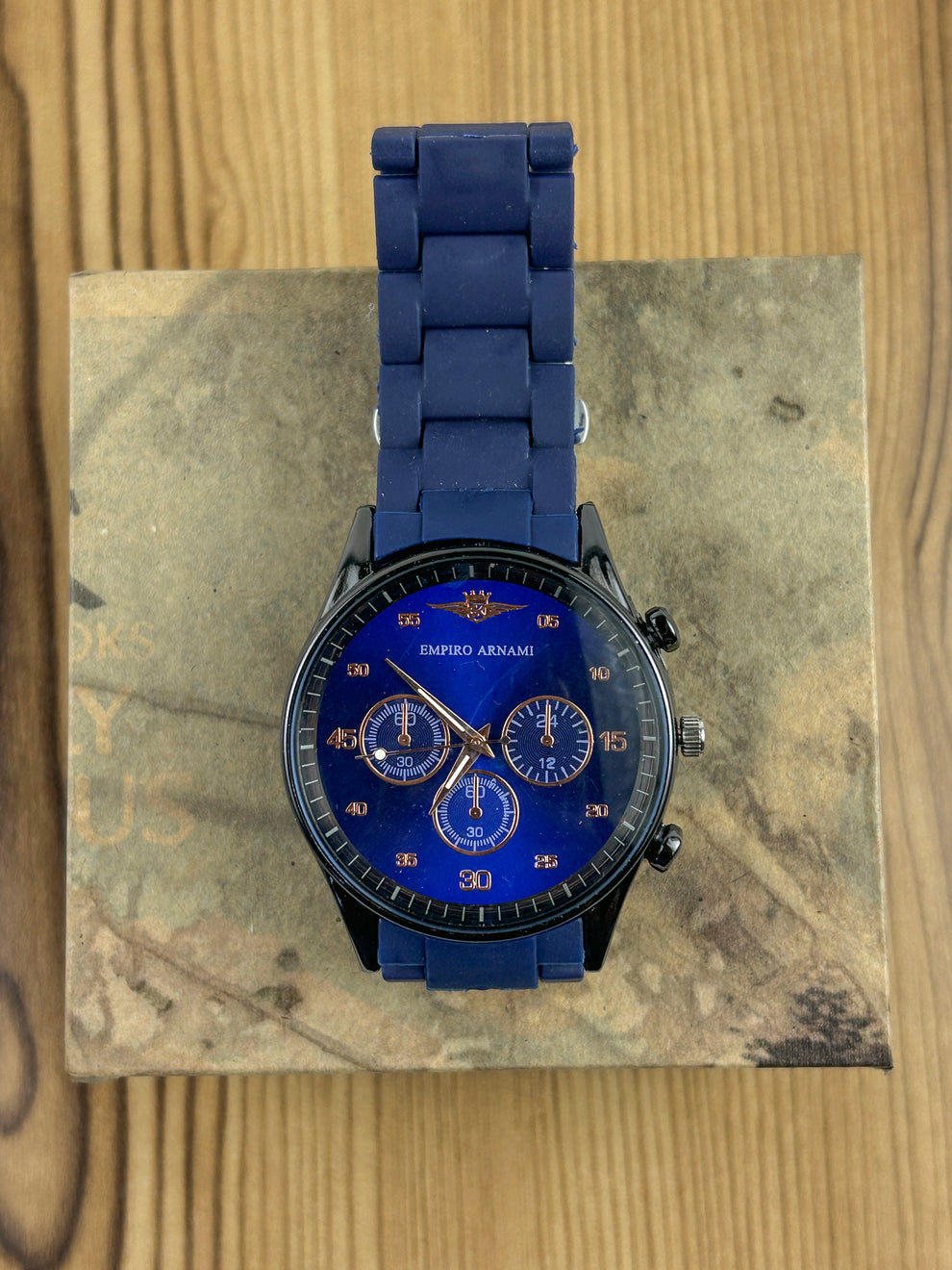 Stylist Emporio Armani Watch for Men Blue