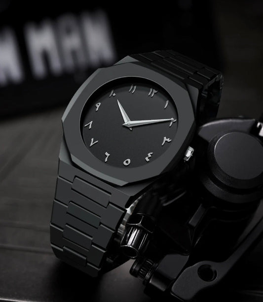 Arabic Aura Watch Black
