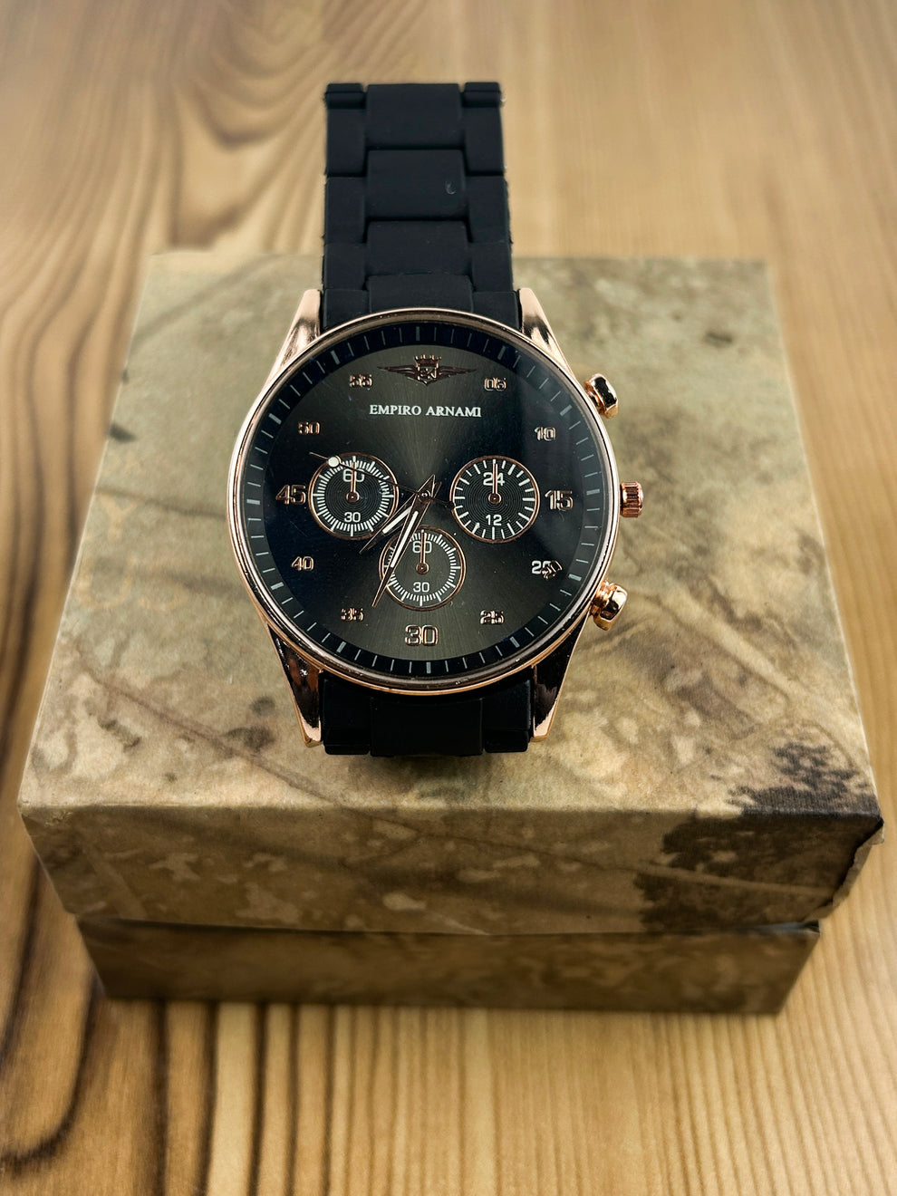 Stylist Emporio Armani Watch for Men Black