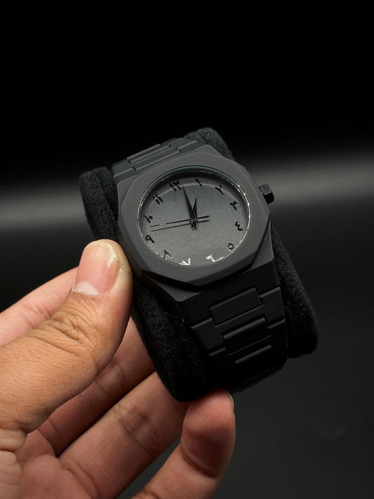 Arabic Aura Watch Black